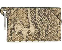 Кардхолдер AllSaints Hex Snake с карабином и тиснением под змею