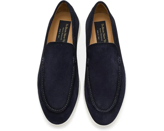 Обувь To Boot New York Montage из замши с круглым носком и ручной строчкой