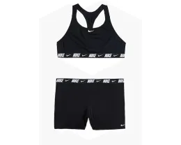 Детский комплект Nike Kids из бикини и шорт с логотипом и рейсербэком