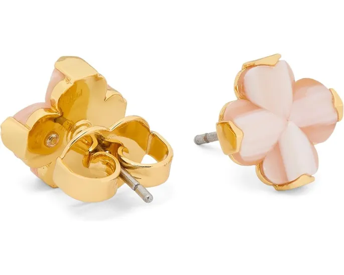 Серьги-гвоздики Kate Spade New York Spade Flower с цирконием в виде цветка
