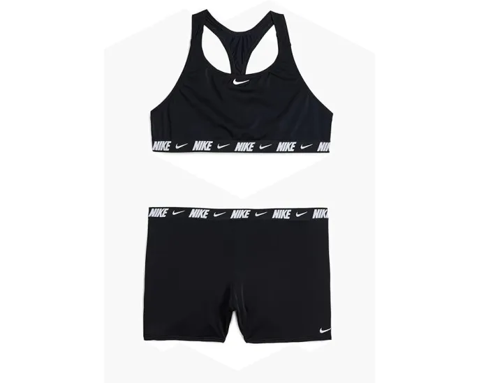 Детский комплект Nike Kids из бикини и шорт с логотипом и рейсербэком