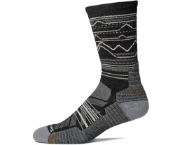 Носки Smartwool Performance Hike Light Cushion Mountain Range Pattern Crew с рисунком гор