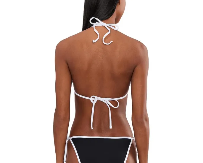 Топ BECCA Sport Mode Cheryl треугольной формы с контрастной окантовкой