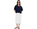 Dolman 1/2 Sleeve Open Crew Neck Boxy Top