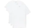3 футболки Lacoste Essential Slim Fit V-Neck White