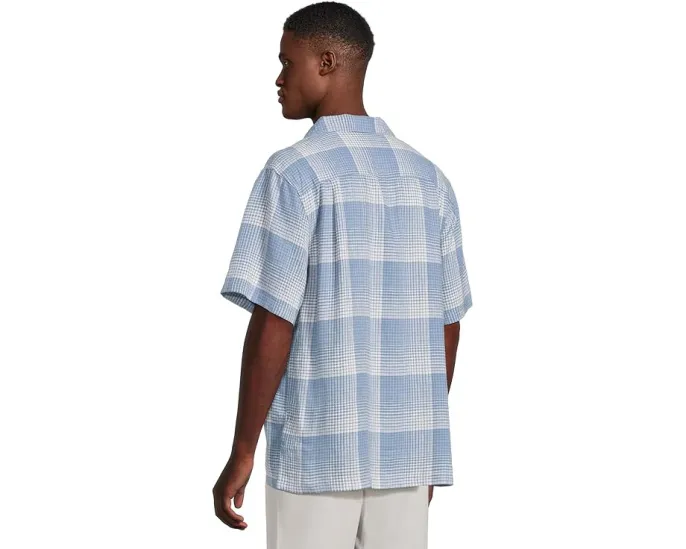 Pendleton Рубашка из льна с коротким рукавом в стиле кемп