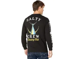 Лонгслив Salty Crew Tailed с принтом для рыбалки из хлопка