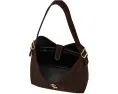 Мини-сумка Rebecca Minkoff Megan Hobo из натуральной кожи на плечо