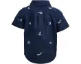 Детская рубашка Janie and Jack Embroidered Woven с коротким рукавом и вышивкой