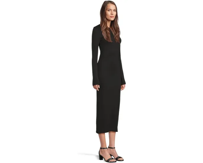 Платье Prana Lotus Midi с длинным рукавом и приталенным силуэтом