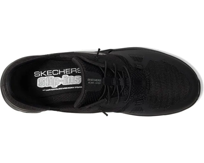 Кроссовки Skechers Glide Step Pro с технологией Hands Free и геометрической промежуточной подошвой