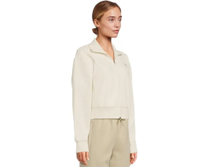 Вязанный костюмный пиджак adidas by Stella McCartney с высоким воротом и резинками