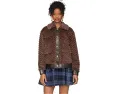Куртка Faux Fur Trucket с отделкой под кожу от Avec Les Filles
