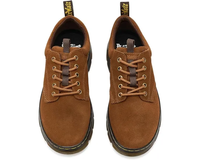 Кожаные туфли Dr. Martens Reeder на массивной подошве