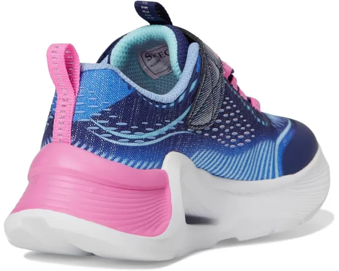 Детские кроссовки SKECHERS KIDS Tide Tech с омбре сеткой и липучкой