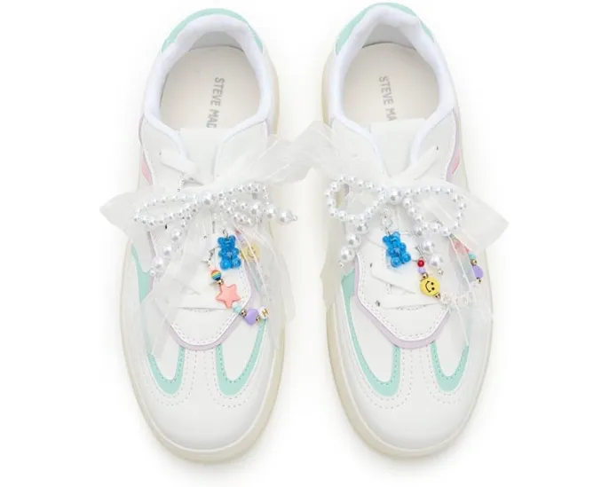 Детские кроссовки Steve Madden Kids Sianna с бусинами и цветным блоком