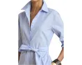 Платье-рубашка Lauren Ralph Lauren из хлопка end-on-end с поясом