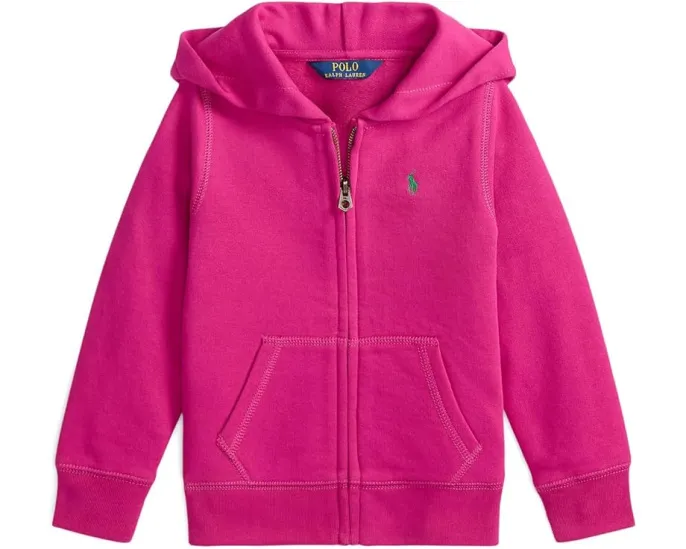 Худи Polo Ralph Lauren Kids на молнии из флиса для малышей