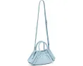 Маленький саквояж Marc Jacobs The Cristina из хлопка с деним-эффектом