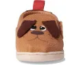 Детские лоферы TOMS Felt Pound Puppy с мордочкой щенка на липучке