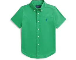 Рубашка Polo Ralph Lauren Cotton Twill с коротким рукавом для малышей