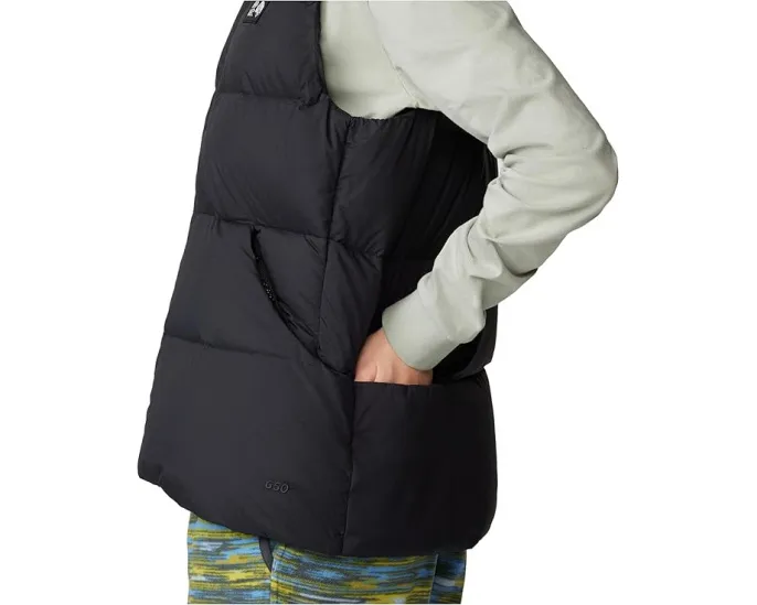 Mountain Hardwear жилет Nevadan Down с утеплителем из пуха и капюшоном