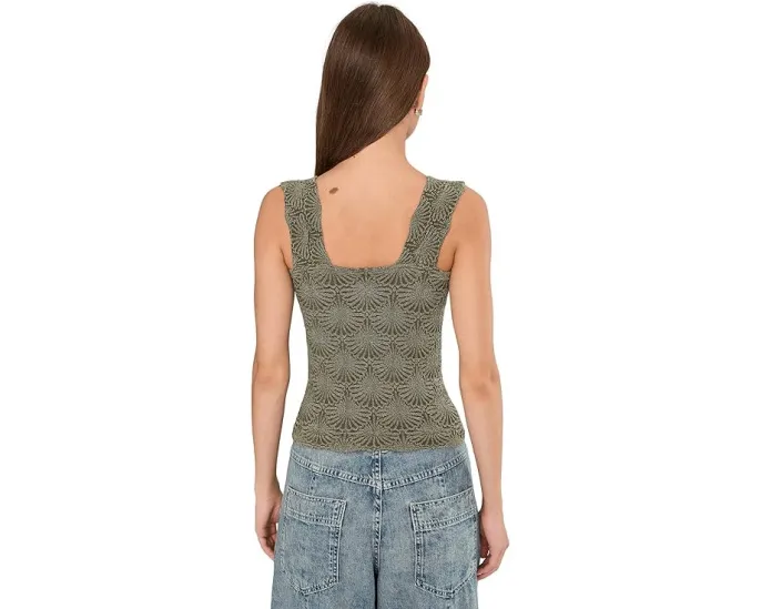 Топ Free People Love Letter Cami с цветочным жаккардом и рюшами