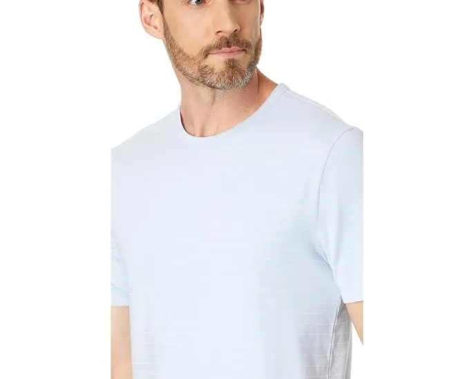 Футболка Vince с коротким рукавом и полосками в технике garment dye