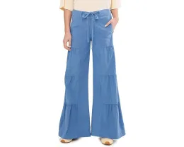 Широкие брюки XCVI Terraced с завязками на поясе и плиссировкой