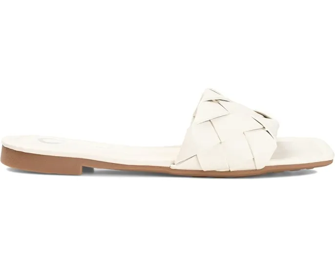 Сандалии Journee Collection Cassay с квадратным носком и низким каблуком