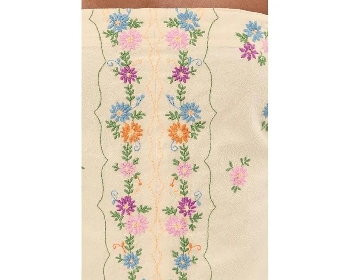 Топ бандо Doily Days с цветочным узором и завязками от Free People