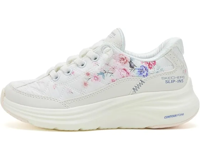 Детские туфли SKECHERS KIDS Hands Free Slip-Ins с цветочным дизайном