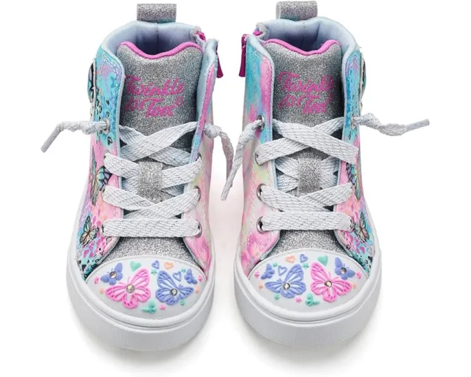 Детские кроссовки SKECHERS KIDS Twinkle Sparks с подсветкой и бабочками