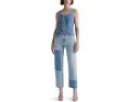 Джинсы AG Jeans Brinley с завышенной талией и прямым кроем в цвете Carpinteria