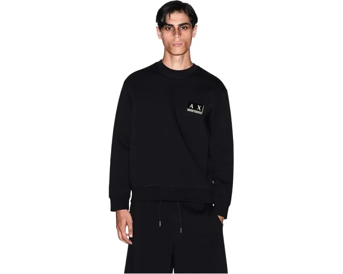 Свитшот Armani Exchange с золотыми деталями
