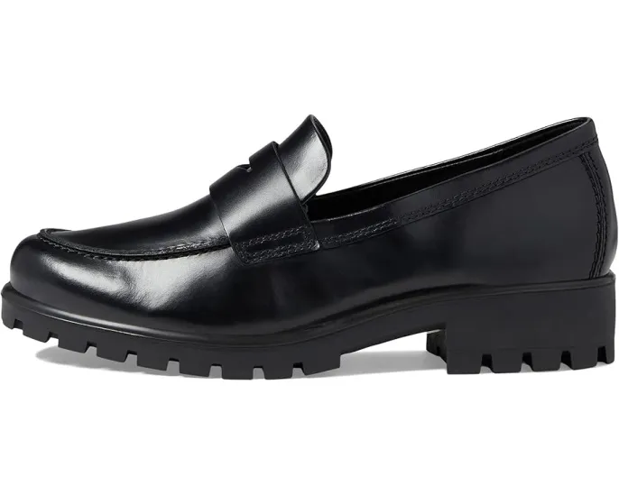 ECCO Мокасины Modtray Penny Loafers из цельной кожи с тракторной подошвой