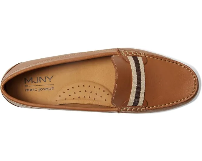Мокасины Mulberry от Marc Joseph New York из телячьей кожи с ручной строчкой