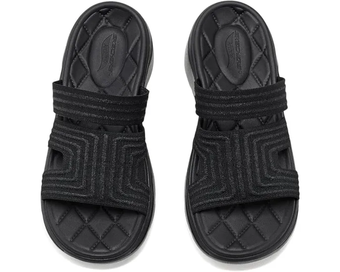 Сандалии Skechers GO WALK Arch Fit 2.0 с блестящим трикотажем