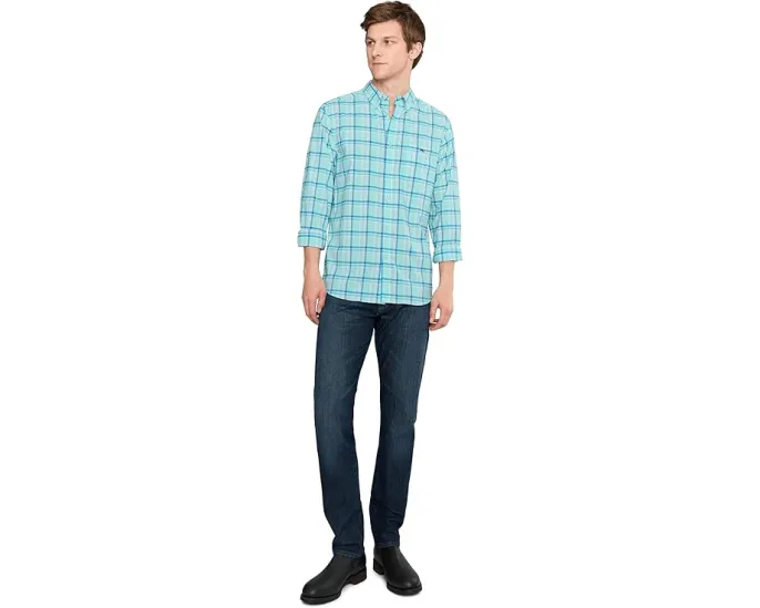Рубашка Vineyard Vines из ультралегкой ткани в клетку Coconut Key