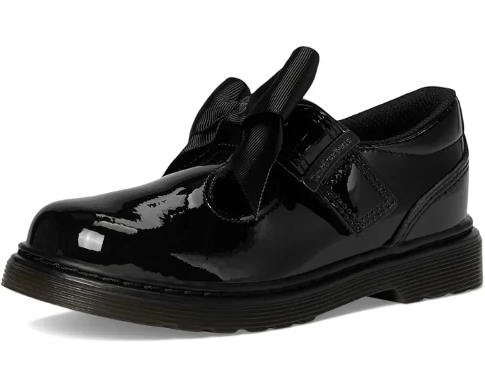 Туфли T-bar Dr. Martens Polley II Bow J для детей с бантом