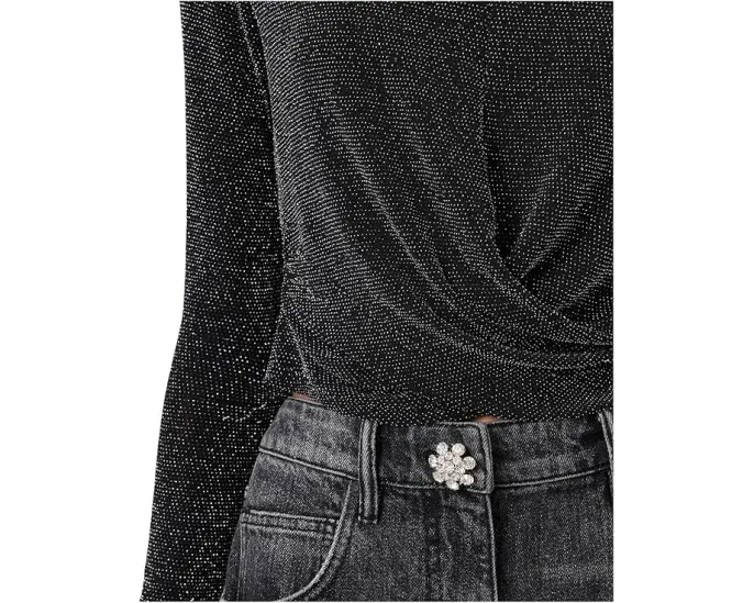 Футболка Skylar с длинным рукавом от AllSaints из полиэстера