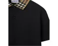 Burberry Kids поло Johane Check Collar для детей с воротником в клетку