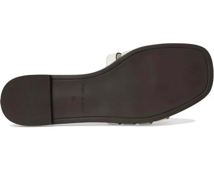 Сандалии Tory Burch Ines Cage Slides с плетеным верхом в стиле кейдж