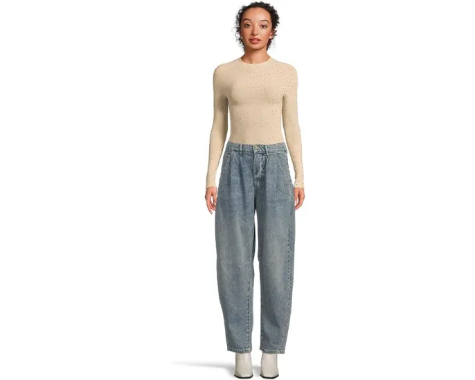 Боди Night Sky с длинными рукавами и вставками из сетки от Free People