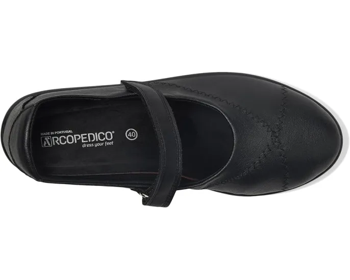 Балетки Triglav с ремешком на липучке и поддержкой свода Arcopedico