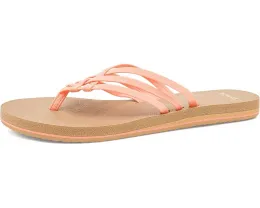 Sanuk Yoga Sandy II сланцы с несколькими ремешками и стелькой из пены с эффектом памяти