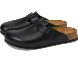 Клоги Birkenstock Boston Super Grip с противоскользящей подошвой и пробковой стелькой