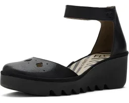 Закрытые туфли FLY LONDON Boij626fly на танкетке с ремешком на липучке