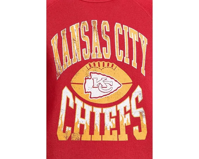Детская футболка с длинным рукавом и принтом Kansas City Chiefs от Junk Food Clothing Kids