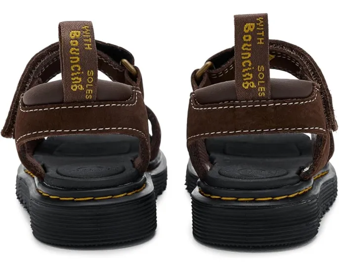 Детские сандалии Dr. Martens Marlowe Flower J с тиснеными цветами и пряжками